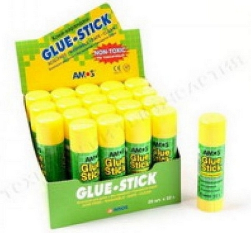 Клей-карандаш AMOS GLUE STIK , 22 гр. (20/480) (GSW22) (833740) 1 Клей-карандаш AMOS GLUE STIK , 22 гр. (20/480) (GSW22) (833740)