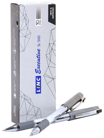Ручка гелевая LINC EXECUTIVE SL , 0,55 мм, кругл. корп. грип, черн. (750FS-K) 1 Ручка гелевая LINC EXECUTIVE SL , 0,55 мм, кругл. корп. грип, черн. (750FS-K)