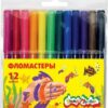 Фломастеры 12цв Каляка-Маляка смываемые вент колпачок ФКМ12 европодвес пласт/уп 3 Фломастеры 12цв Каляка-Маляка смываемые вент колпачок ФКМ12 европодвес пласт/уп