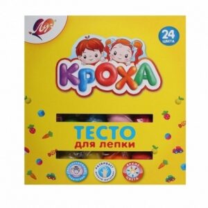 Тесто для лепки Луч Кроха 24цв 840гр
