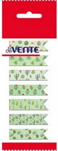 Закладки бум 12*44 7цв*25л deVENTE Cactus 2011849 1 Закладки бум 12*44 7цв*25л deVENTE Cactus 2011849
