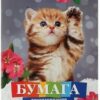 Набор цветной бумаги А4 ХАТБЕР КОТЕНОК , 16л., 16цв., двухсторонняя (1/50) (16Бц4_20982) (059758) 3 Набор цветной бумаги А4 ХАТБЕР КОТЕНОК , 16л., 16цв., двухсторонняя (1/50) (16Бц4_20982) (059758)