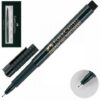 Ручка капиллярная (линер) FABER-CASTELL Finepen 1511 , черная, корпус темно-зеленый, линия 0,4 мм, 151199 2 Ручка капиллярная (линер) FABER-CASTELL Finepen 1511 , черная, корпус темно-зеленый, линия 0,4 мм, 151199