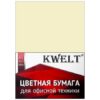 Бумага KWELT пастель А4 80г/м2 100л ванильный 3 Бумага KWELT пастель А4 80г/м2 100л ванильный