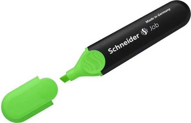 Текстовыделитель Schneider Job зеленый, 1-5мм 1 Текстовыделитель Schneider Job зеленый, 1-5мм