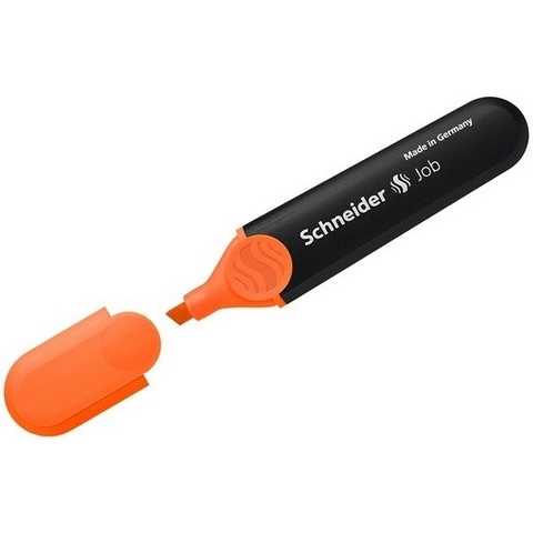 Текстовыделитель Schneider Job оранжевый, 1-5мм 1 Текстовыделитель Schneider Job оранжевый, 1-5мм
