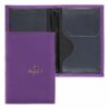Обложка для паспорта к/з поролон KLERK Velvet soft touch тиснение фольгой отстрочка 213929 фиолетовая 2 Обложка для паспорта к/з поролон KLERK Velvet soft touch тиснение фольгой отстрочка 213929 фиолетовая