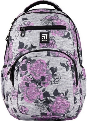 Рюкзак 2020 Kite Education Розы 44*31.5*14см серый K20-903L-1 1 Рюкзак 2020 Kite Education Розы 44*31.5*14см серый K20-903L-1