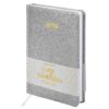Ежедневник датированный 2026, А5, 138x213 мм, BRAUBERG Sparkle , под кожу, блестки, серебристый, 117440 3 Ежедневник датированный 2026, А5, 138x213 мм, BRAUBERG Sparkle , под кожу, блестки, серебристый, 117440