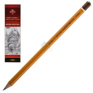 Карандаш 8В деревянный шестигранный заточенный KOH-I-NOOR 15008В