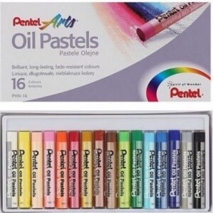 Пастель масляная художественная 16 цветов Pentel картонная коробка PHN4-16/PHN-16U1