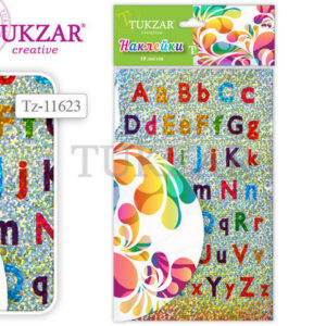 Наклейка TUKZAR АНГЛИЙСКИЙ АЛФАВИТ , 11х17см., (TZ 11623)
