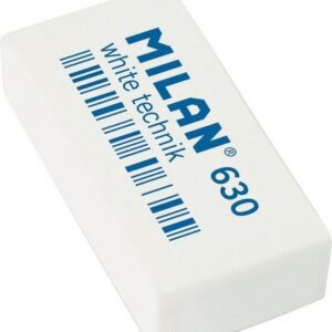 Ластик прямоугольный 40*20*10 Technic каучук Milan 630/973216 белый