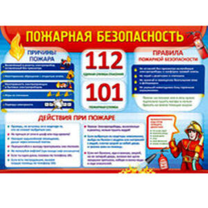 Плакат Праздник 941 А2 Пожарная безопасность
