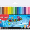 Фломастеры 18цв Maped Color'peps Ocean смываемые вент колпачок 845721 европодвес пласт/уп 2 Фломастеры 18цв Maped Color'peps Ocean смываемые вент колпачок 845721 европодвес пласт/уп