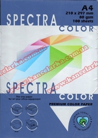 Бумага цветная А4 80г/м2 100л кобальт Spectra Color №421А 1 Бумага цветная А4 80г/м2 100л кобальт Spectra Color №421А