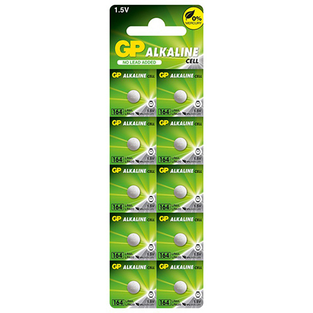 Батарейка LR60 G1/LR621/364A/164 BL10 Alkaline 1.5V GP 1 Батарейка LR60 G1/LR621/364A/164 BL10 Alkaline 1.5V GP