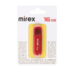 Флеш-диск Mirex 16GB Candy красный USB 2.0