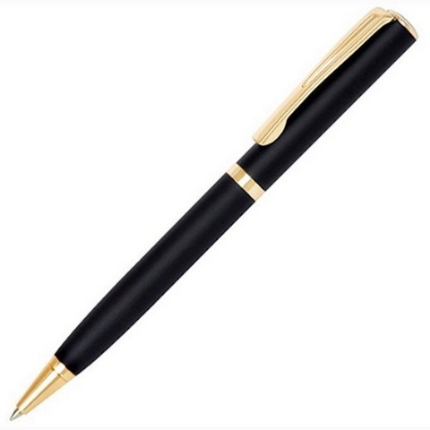 Ручка шариковая FLAIR GOLDEN EVE , черный метал. корпус, цв.чернил синий (F-1061) 1 Ручка шариковая FLAIR GOLDEN EVE , черный метал. корпус, цв.чернил синий (F-1061)