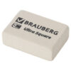 Ластик Brauberg Ultra Square , 26х18х8 мм, белый, натуральный каучук, 228707 2 Ластик Brauberg Ultra Square , 26х18х8 мм, белый, натуральный каучук, 228707