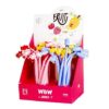 Ручка гелевая Alingar Juice fruit , 0,5 мм, синяя, игольчатый наконечник, круглый цветной soft корпус, AL7863 3 Ручка гелевая Alingar Juice fruit , 0,5 мм, синяя, игольчатый наконечник, круглый цветной soft корпус, AL7863