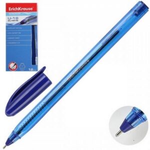 Ручка шар 1,0 игольч трехгран тонир корп Ultra Glide Technology Original Stick U-108 EK 47595 син пл