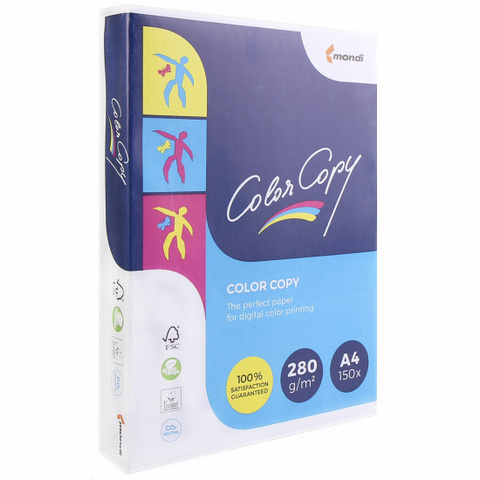 Бумага, А4, 280 г/кв.м, 150 листов, для лазерной печати, Mondi, 00-00012641 1 Бумага, А4, 280 г/кв.м, 150 листов, для лазерной печати, Mondi, 00-00012641