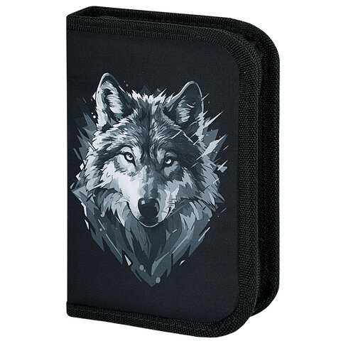 Пенал BRAUBERG, 1 отделение, полиэстер, 21х14 см, Gray wolf , 273520 1 Пенал BRAUBERG, 1 отделение, полиэстер, 21х14 см, Gray wolf , 273520