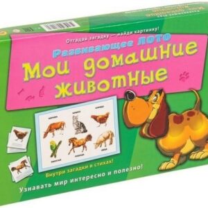 ЛОТО С ЗАГАДКАМИ. МОИ ДОМАШНИЕ ЖИВОТНЫЕ (арт.ИН-8146) д.