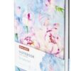 Блокнот А5 (143x210 мм), Brauberg VISTA Pink flowers , под кожу, гибкий, срез фольга, 80 л., 112075 2 Блокнот А5 (143x210 мм), Brauberg VISTA Pink flowers , под кожу, гибкий, срез фольга, 80 л., 112075