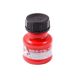 Тушь 20 мл, цвет красный, упаковка банка Koh-i-noor 0141700402LP
