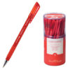 Ручка шариковая Bruno Visconti EasyWrite Red красная 0,5мм резиновый держатель, металлизированны 2 Ручка шариковая Bruno Visconti EasyWrite Red красная 0,5мм резиновый держатель, металлизированны