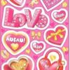 Наклейка Мир открыток 0-11 А6 Валентин- Love 2 Наклейка Мир открыток 0-11 А6 Валентин- Love