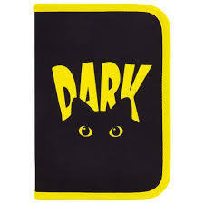 Пенал BRAUBERG с наполнением, 1 отделение, 1 откидная планка, 24 предмета, 21х14 см, Dark cat , 272351 1 Пенал BRAUBERG с наполнением, 1 отделение, 1 откидная планка, 24 предмета, 21х14 см, Dark cat , 272351