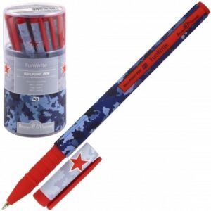 Ручка шариковая Bruno Visconti FunWrite, синяя, Military blue , узел 0,5 мм, линия письма 0,3 мм, 20-0212/17