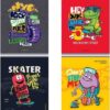Тетрадь 48л., А5, клетка ArtSpace Стиль. Bright prints 2 Тетрадь 48л., А5, клетка ArtSpace Стиль. Bright prints