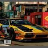 Папка Пчелка А4-29 (325*230*55мм) молния сверху Style racer, печать на пластике 3 Папка Пчелка А4-29 (325*230*55мм) молния сверху Style racer, печать на пластике