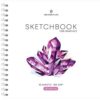 Скетчбук для графики и эскизов 40л., 190*190 Greenwich Line Crystal. Amethyst Stone , на гребне, 16 3 Скетчбук для графики и эскизов 40л., 190*190 Greenwich Line Crystal. Amethyst Stone , на гребне, 16