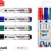 Набор маркеров Mazari для доски Signal 4цв (красный, черный, зеленый, синий) 4мм ПВХ европодвес 2 Набор маркеров Mazari для доски Signal 4цв (красный, черный, зеленый, синий) 4мм ПВХ европодвес