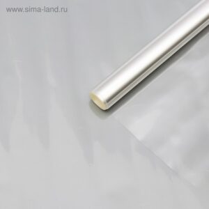 Пленка для цветов прозрачная 0,5 х 11 м, 200 г, 40 мкм 4412343