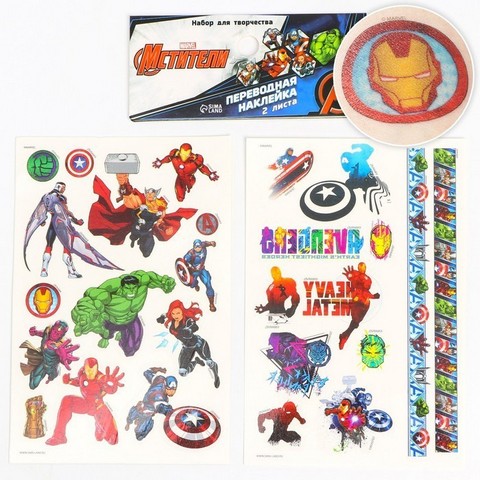Набор детских татуировок Avengers Мстители 6775364 1 Набор детских татуировок Avengers Мстители 6775364