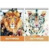 Скетчбук-блокнот для акварели 20л. А5 на гребне ArtSpace Wild cats , 180г/м2 2 Скетчбук-блокнот для акварели 20л. А5 на гребне ArtSpace Wild cats , 180г/м2