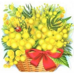 Украшение на скотче Мимоза 3001190