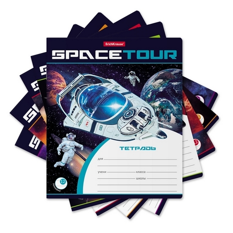 Тетрадь А5 12л линия EK Space Tour 1 Тетрадь А5 12л линия EK Space Tour