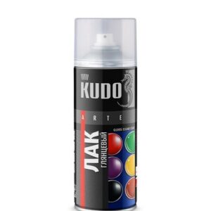Лак акриловый аэрозольный 800 мл Kudo глянцевый