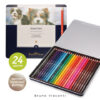 Карандаши Bruno Visconti Easycolor 24цв трехгранные, деревянные, металлическая коробка с пластиковым 3 Карандаши Bruno Visconti Easycolor 24цв трехгранные, деревянные, металлическая коробка с пластиковым