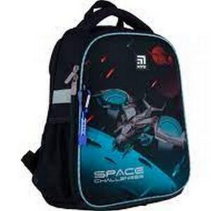 Ранец школьный Kite Education Space challenges 35*26*13.5см серый K21-555S-5