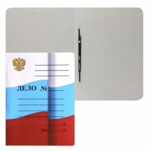 Скоросшиватель картонный 0,6мм 360г/м Флаг мелованный 124574/L-02-516