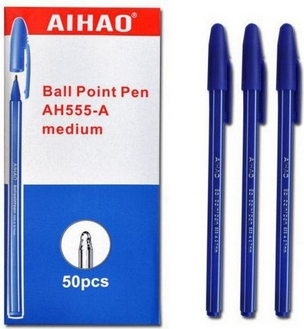 Ручка Aihao 555 синяя 0,7 1 Ручка Aihao 555 синяя 0,7