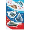 Наклейки Мир открыток 159х98 мм Морские обитатели 3 Наклейки Мир открыток 159х98 мм Морские обитатели